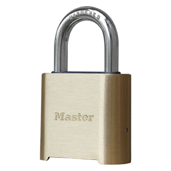 Master Lock No. 975LH Padlock Brass Resettable Combination Locks - The ...