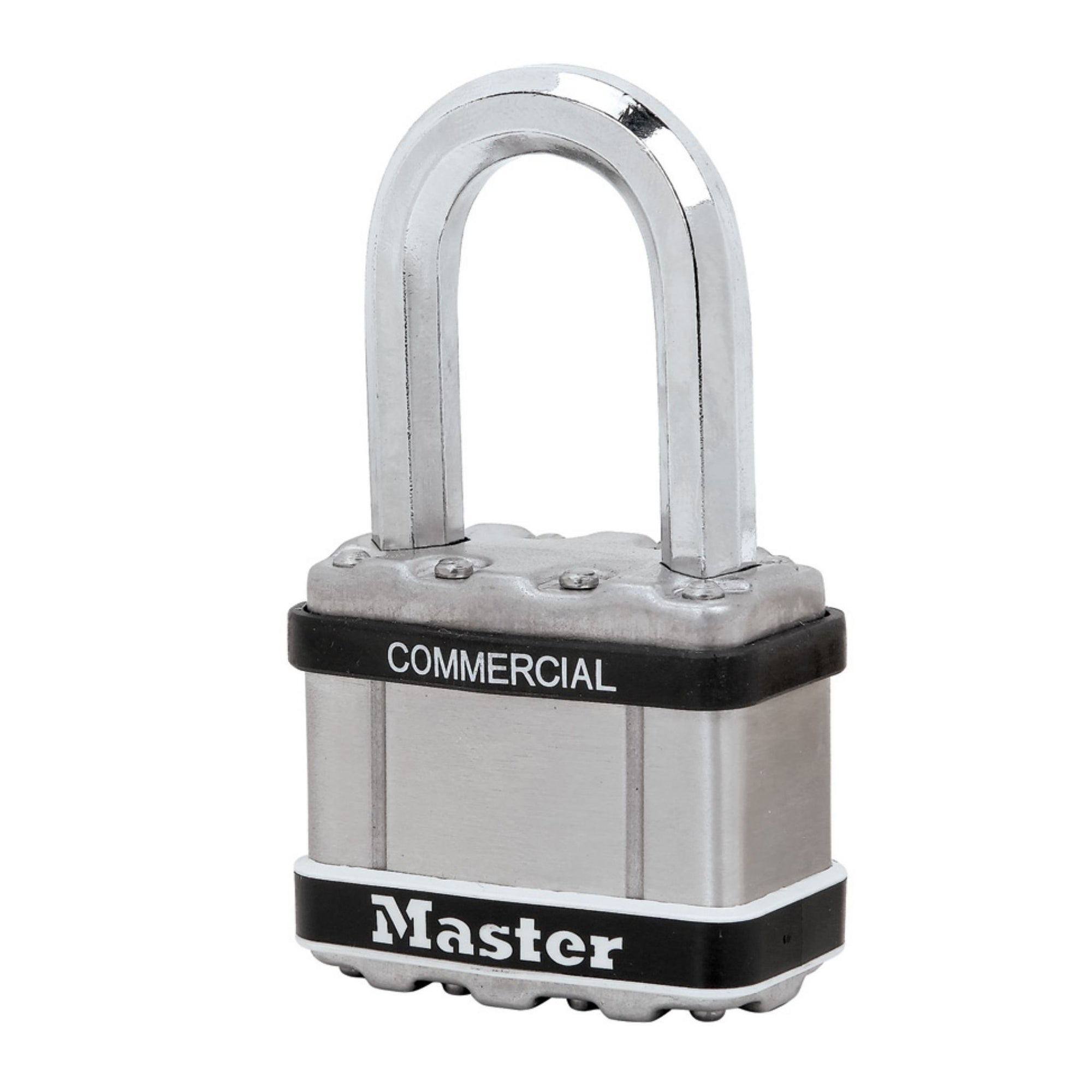 Master Lock M5 STS LF Commercial Magnum Padlock with 1-1/2" Shackle - The Lock Source