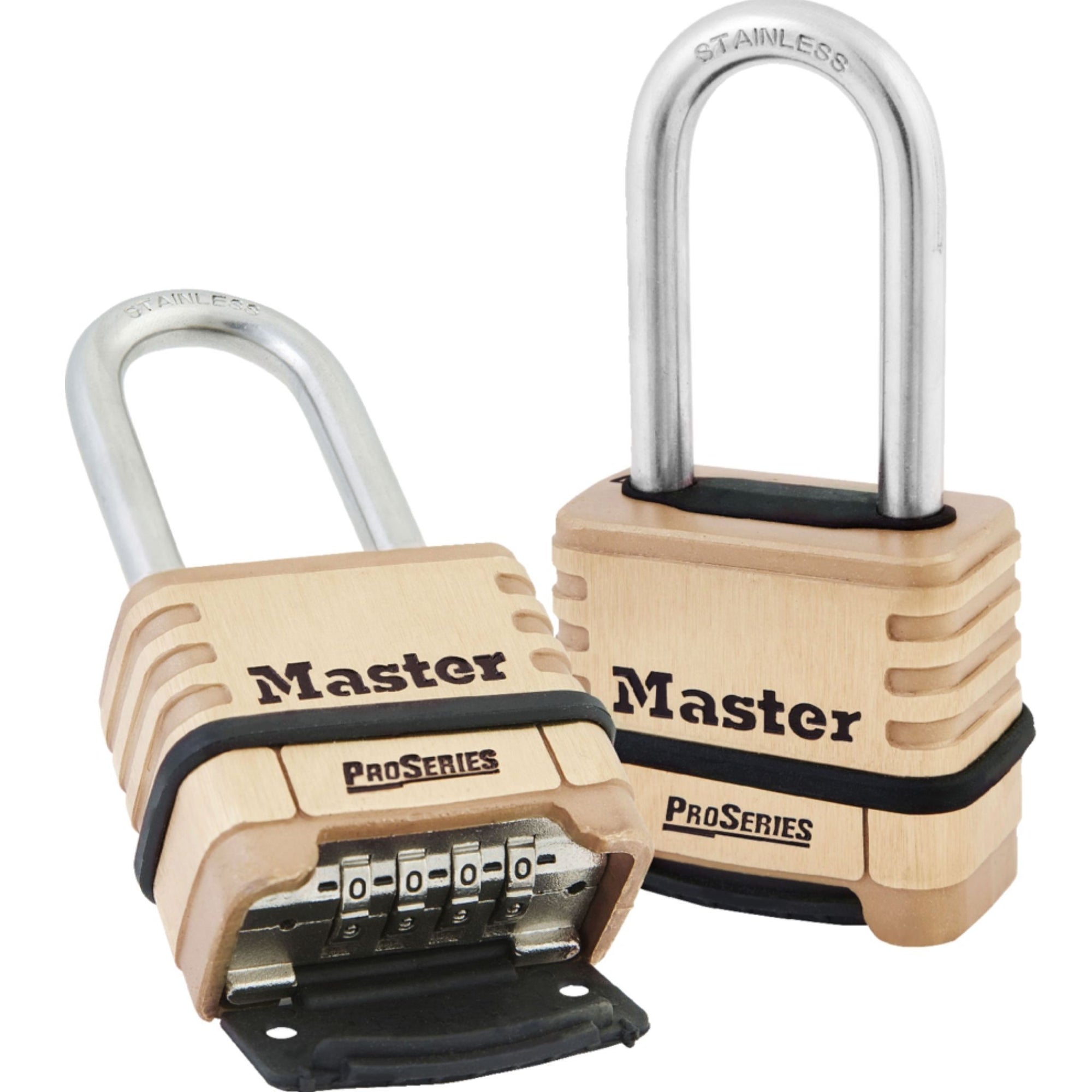 Master Lock No. 1175LHSS Pro Series Combination Lock with Stainless Steel Shackle - The Lock Source