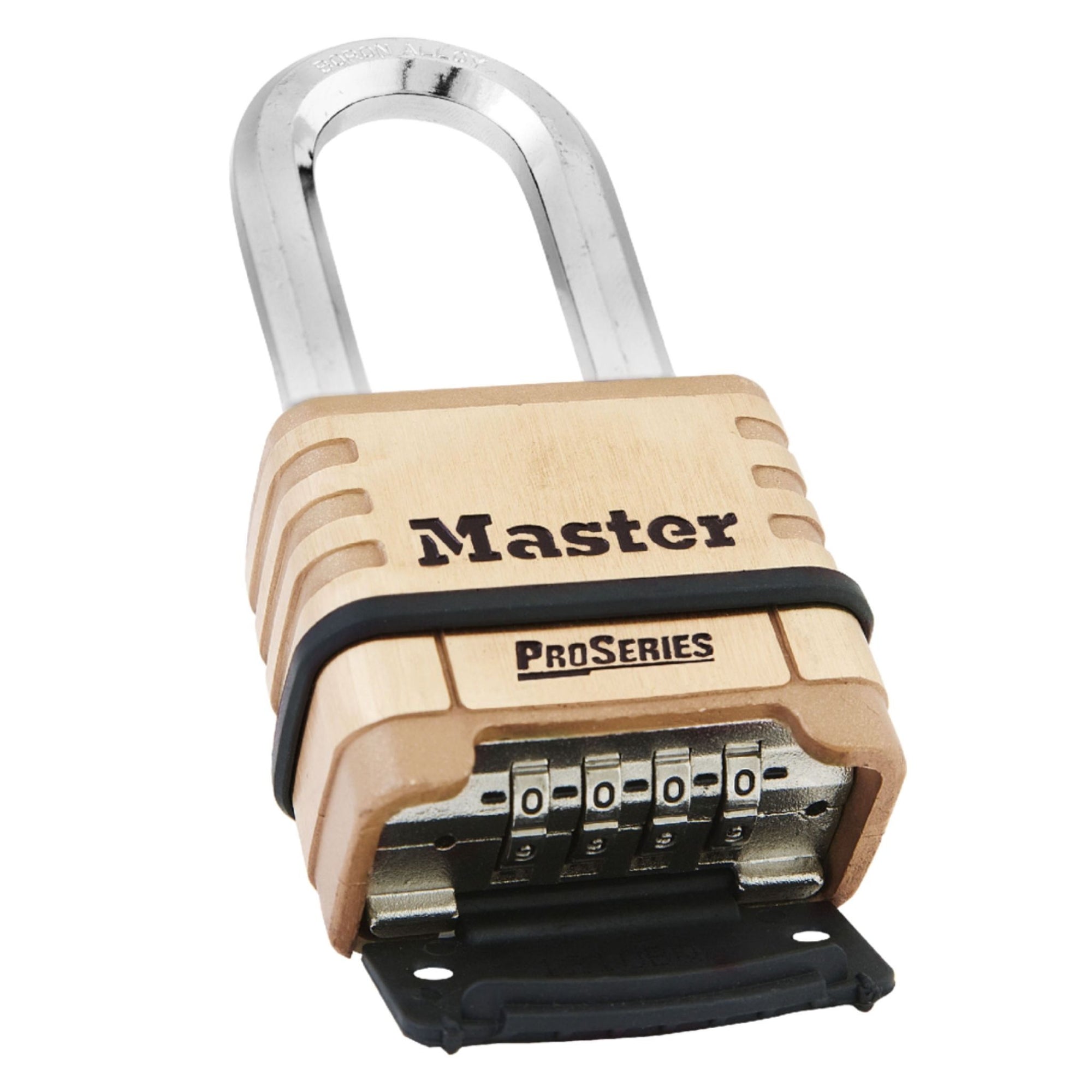 Master Lock 1175LH Resettable Combination Brass Padlocks with 2-Inch Shackle - The Lock Source