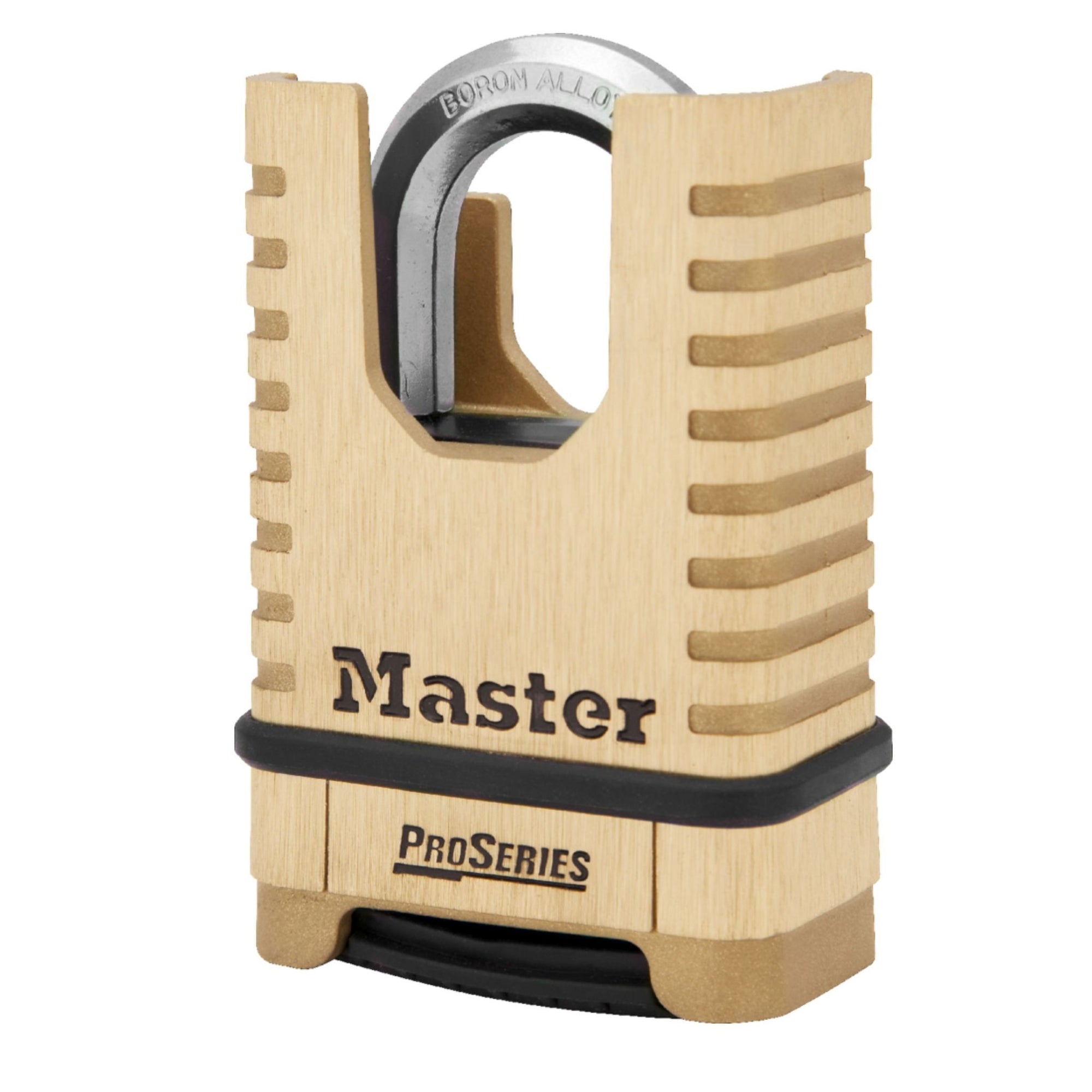 Master Lock No. 1177D Brass Padlock with Shrouded Shackle - The Lock Source
