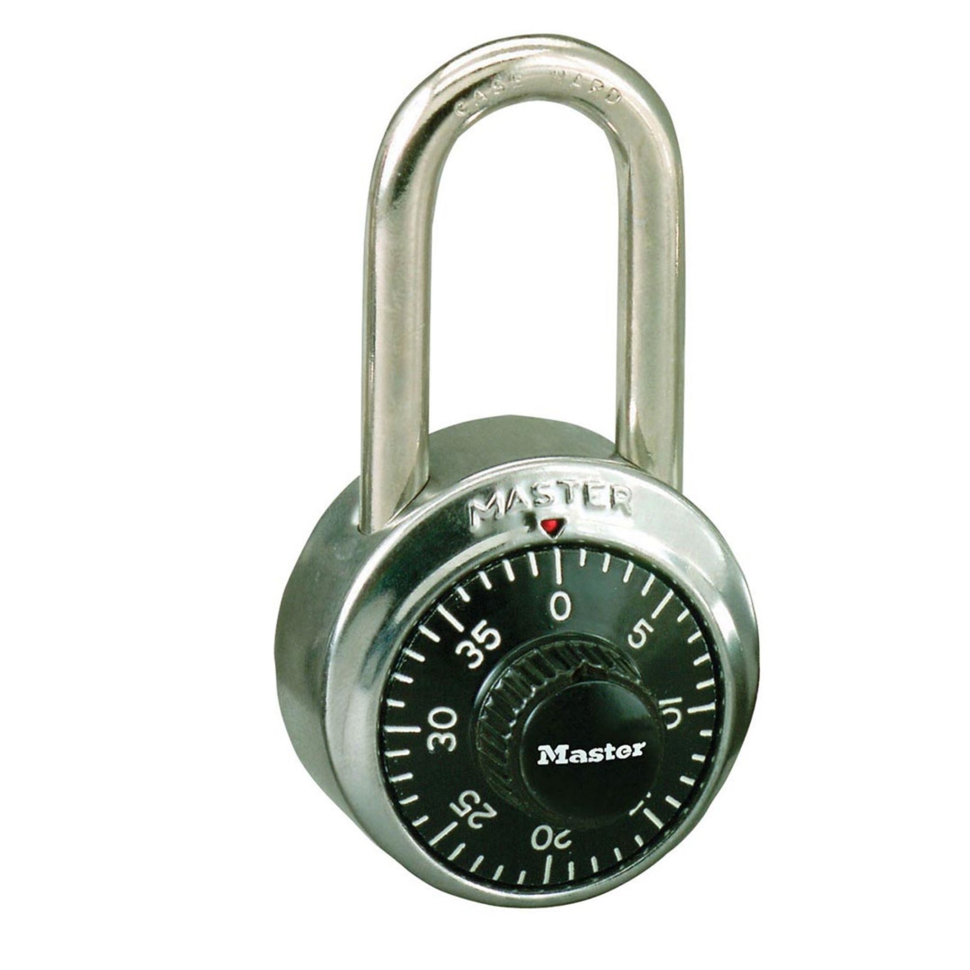 Master Lock 1502LF Black Locker Combination Padlock with 1-1/2" Shackle - The Lock Source