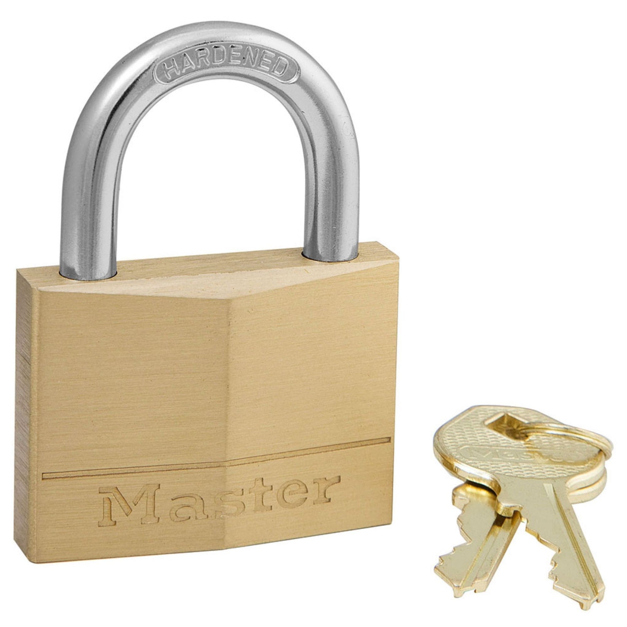 Master Lock 150KD Lock Solid Brass Padlock Keyed Different Locks - The Lock Source