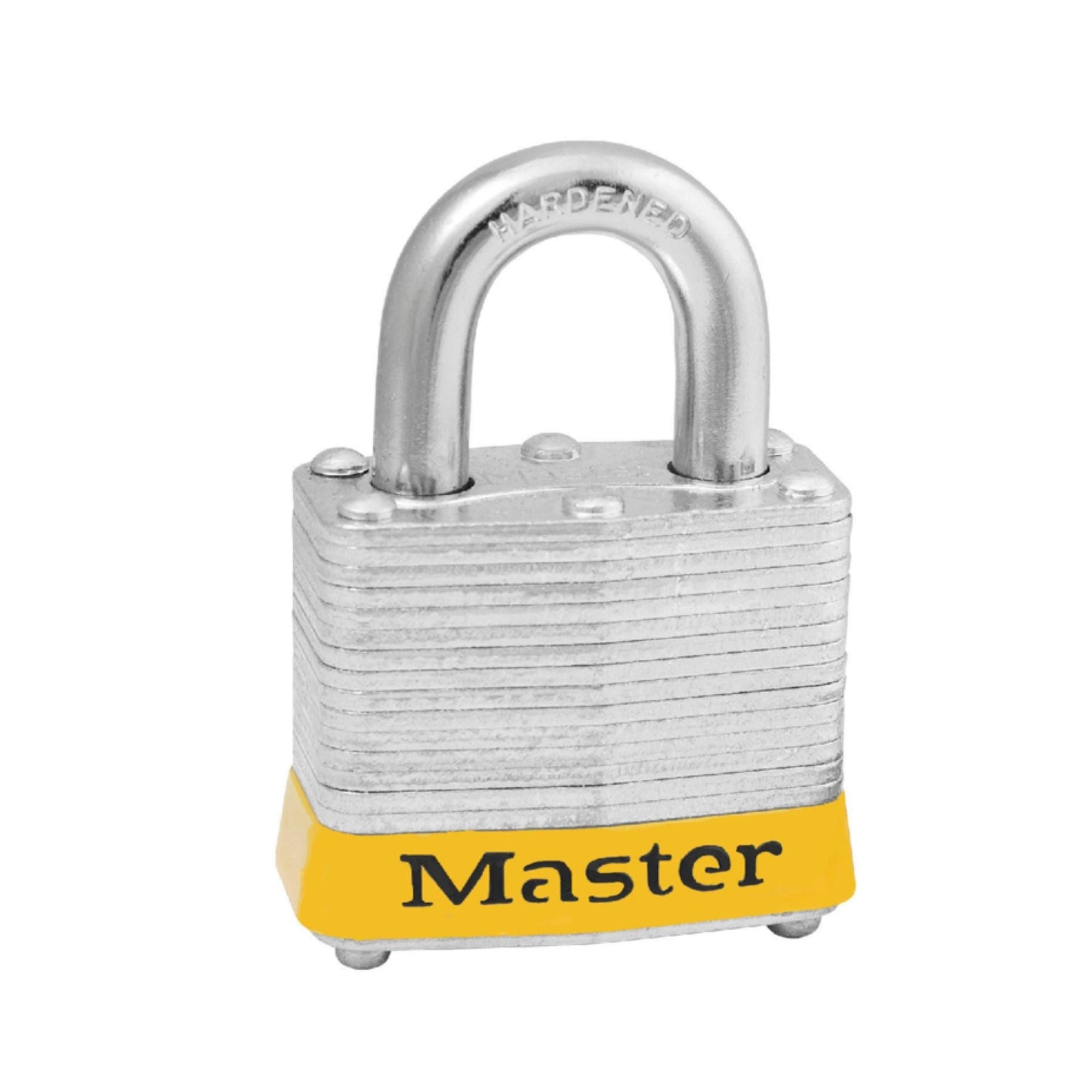 Master Lock 3YLW Lock Steel Safety Padlocks with Yellow Bumper - The Lock Source