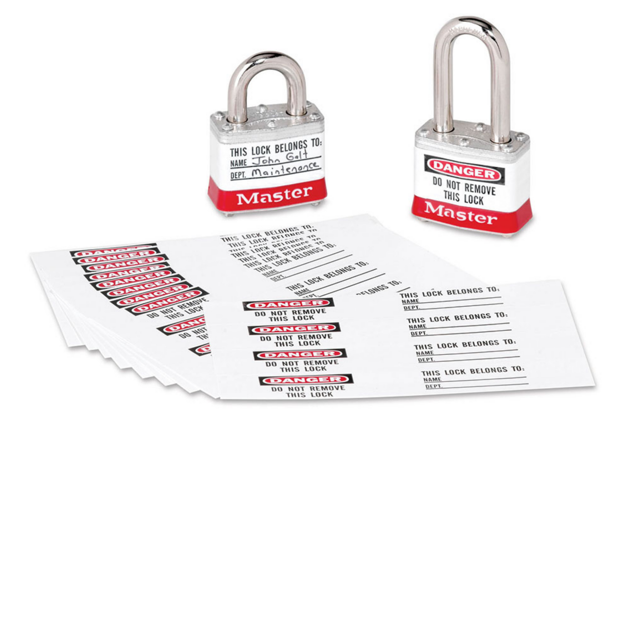 Master Lock 461 "Danger" Photo Identification Labels - The Lock Source