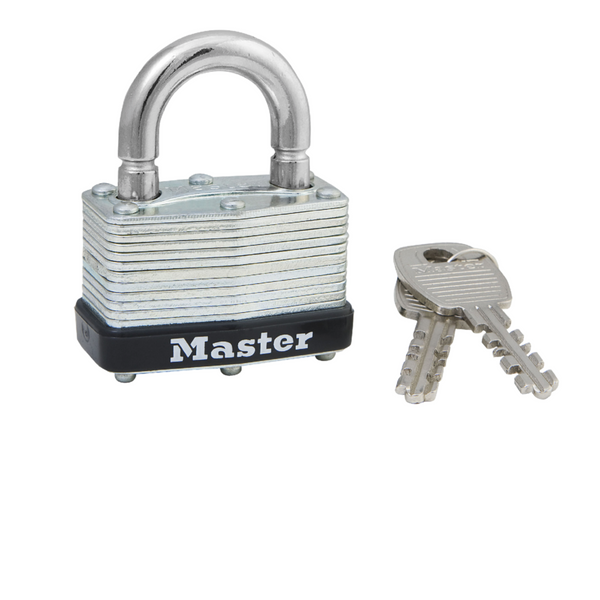Master Lock 500KABRK Warded Padlock with Breakaway Shackle Keyed Alike ...
