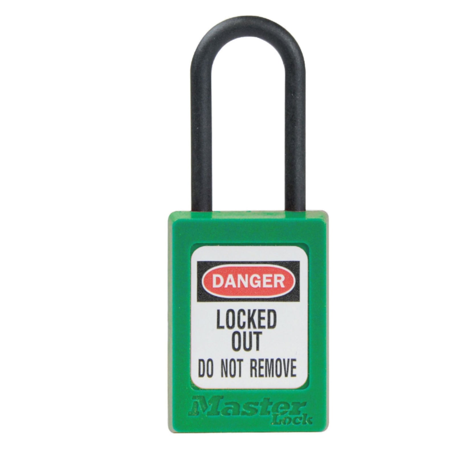 Master Lock S32MKGRN Green Dielectric Zenex Thermoplastic Padlock - The Lock Source