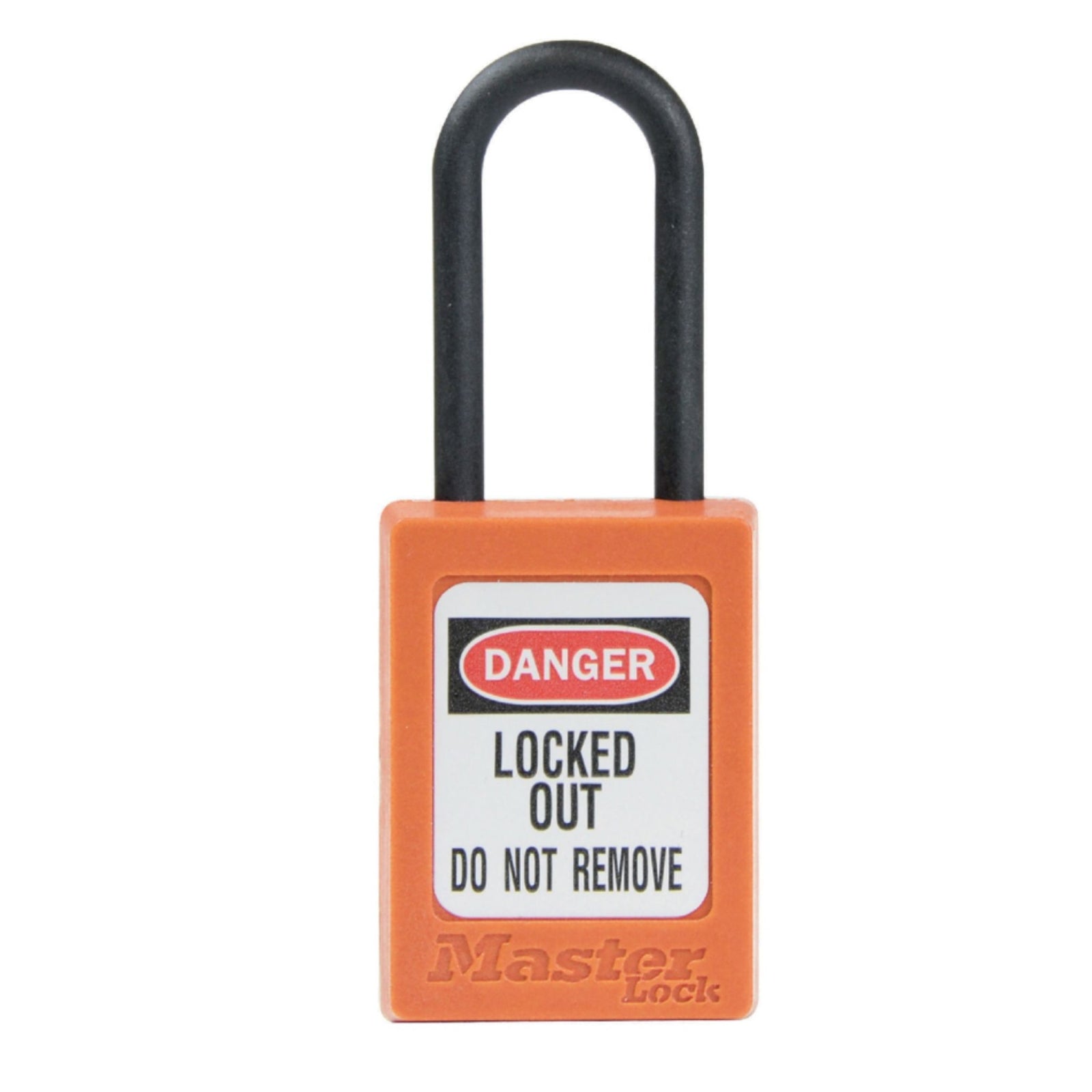 Master Lock S32ORJ Orange Dielectric Zenex Thermoplastic Padlock - The Lock Source