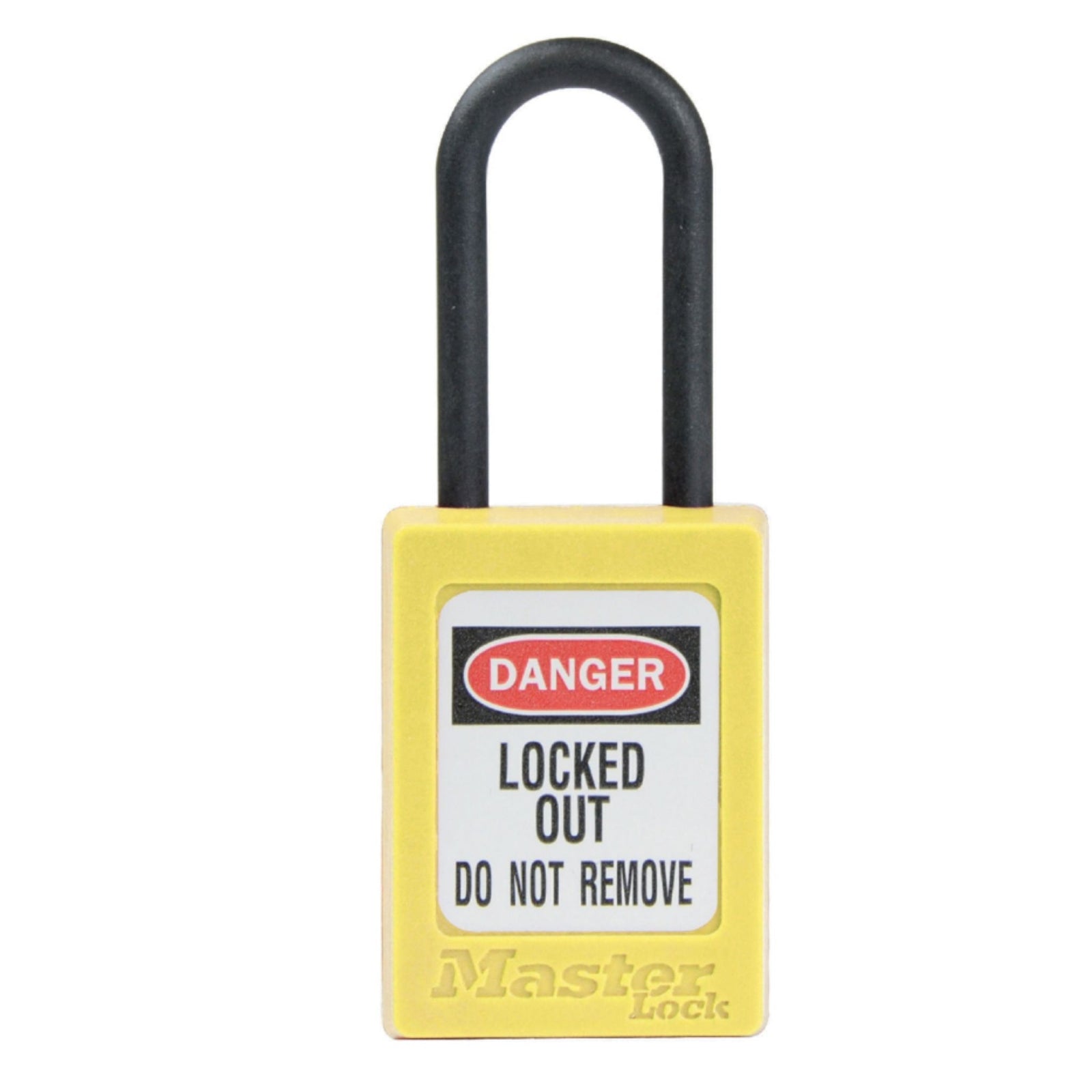 Master Lock S32KAYLW Yellow Dielectric Zenex Thermoplastic Padlock - The Lock Source