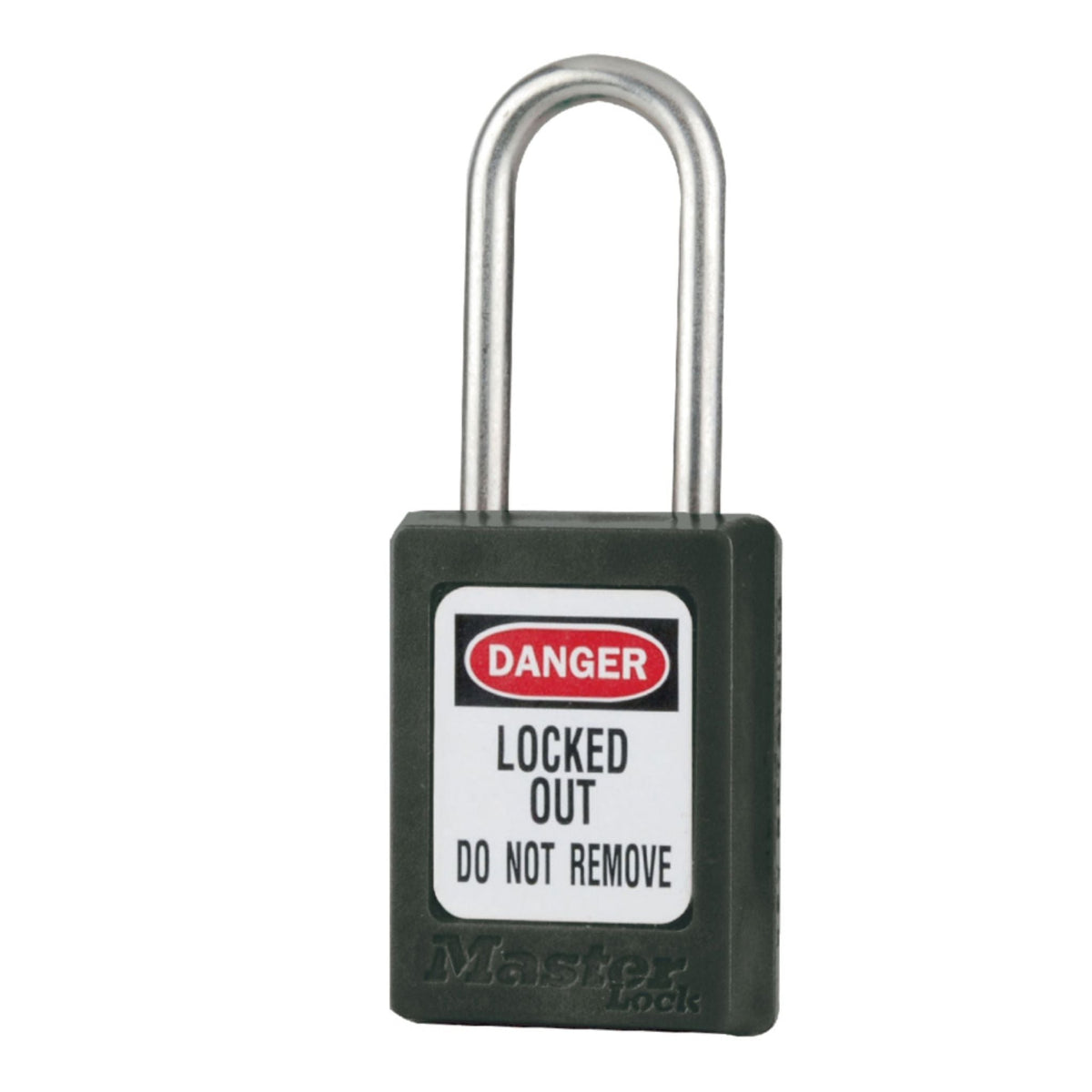 Master Lock S33KABLK Black Safety Lock Thermoplastic Padlocks Keyed Alike with Stainless Steel Shackle - The Lock Source