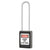 Master Lock S33LTBLK Black Safety Lock Thermoplastic Padlocks with 3-Inch Stainless Steel Shackle - The Lock Source
