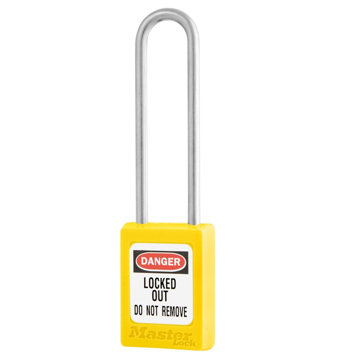 Master Lock S33KALTYLW Yellow Safety Lock Thermoplastic Padlocks Keyed Alike with 3-Inch Stainless Steel Shackle - The Lock Source
