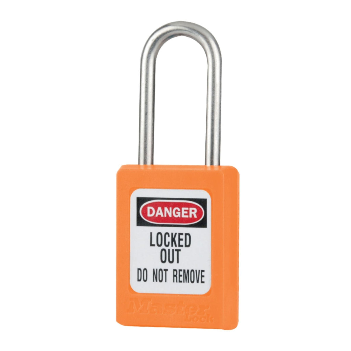 Master Lock S33KAORJ Orange Safety Lock Thermoplastic Padlocks Keyed Alike with Stainless Steel Shackle - The Lock Source