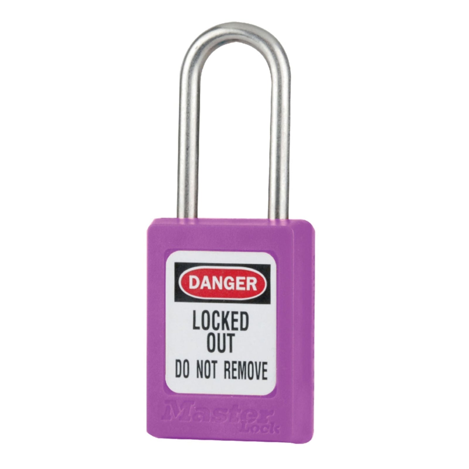 Master Lock S33PRP Purple Safety Lock Thermoplastic Padlocks with Stainless Steel Shackle - The Lock Source