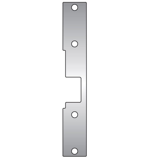 HES KM-2-BLK Faceplate for 1006 Series Electric Strikes - The Lock Source